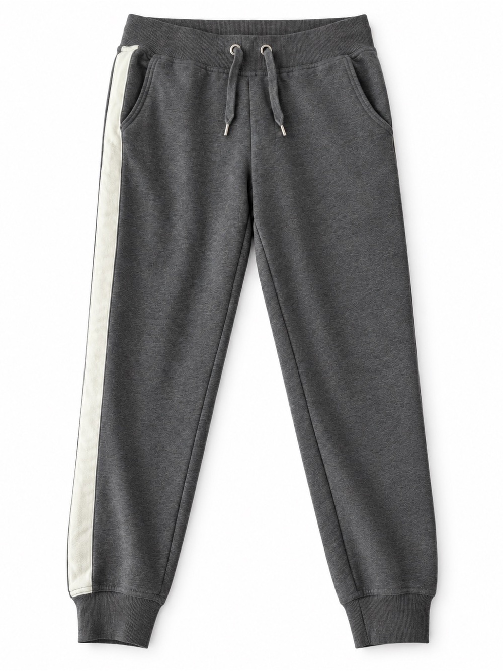 Lauren Ralph Lauren woman’s Dark Charcoal Joggers with White Side Stripe